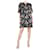 Vilshenko Black flower cloud silk ruffle dress - size UK 12  ref.1309159
