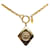 Colar de Pingente Chanel Gold CC Dourado Metal Banhado a ouro  ref.1309217