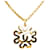 Chanel Gold CC Pendant Necklace Golden Metal Gold-plated  ref.1309219