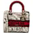 Dior Vermelho Médio DiorAmour Graffiti Lady D-Lite Lona Pano  ref.1309236