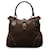 Louis Vuitton Brown Monogram Idylle Elegie Dark brown Leather Cloth Pony-style calfskin Cloth  ref.1309237