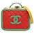 Vanity Beauty case Chanel in filigrana di caviale CC arancione medio Pelle  ref.1309261