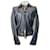Just Cavalli leather jacket Black Golden Gold hardware  ref.1309270