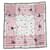 Foulard en soie Olive Oyl de Moschino, Moschino Cheap and Chic Rose Multicolore  ref.1309335