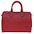 Speedy Louis Vuitton schnell 25 Rot Leder  ref.1309412
