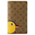 Louis Vuitton LV Emily Notebook cover MM Brown Cloth  ref.1309444
