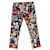Pantaloni Moschino y2k Nero Multicolore Cotone  ref.1309449