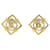 Chanel COCO Mark Dourado Banhado a ouro  ref.1309470