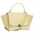 Céline CELINE Trapeze Hand Bag Leather 2way Cream Auth 68572  ref.1309562