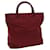 PRADA Hand Bag Nylon Red Auth ar11518  ref.1309586