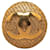 Chanel Spilla rotonda trapuntata CC D'oro  ref.1309699