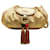 Loewe Bolsa crossbody com franjas de couro Dourado Bezerro-como bezerro  ref.1309717