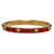 Louis Vuitton Me dê uma pista pulseira de couro Dourado  ref.1309719