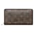 Louis Vuitton Monogram Porte Monnaie Zip Brown  ref.1309722