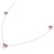 Louis Vuitton LV & V Strass Necklace Pink  ref.1309742