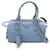 Prada Saffiano Mini Boston Bag Blue Pony-style calfskin  ref.1309762