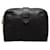 Yves Saint Laurent Canvas Leather-Trimmed Clutch Bag Black Cloth  ref.1309770