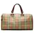 Burberry Haymarket Check Travel Bag Brown Cloth  ref.1309835