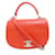 Chanel CC Ring My Bag Flap Handtasche Rot Leder  ref.1310030