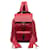 Gucci Leather Bamboo Fringe Backpack Red Pony-style calfskin  ref.1310050