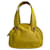 Loewe Mini-Boston-Tasche aus Nappaleder mit Anagramm Gelb Kalbähnliches Kalb  ref.1310249