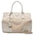 Prada Canapa & Leather City Handbag Brown Lambskin  ref.1310370
