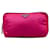 Prada Tessuto Cosmetic Pouch Pink Nylon  ref.1310550