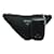 Prada Tessuto Triangle Chain Shoulder Bag Black Nylon  ref.1310594