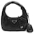 Prada Leather Shoulder Bag Black Pony-style calfskin  ref.1310599