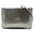 Christian Louboutin Spike Leather Clutch Silvery  ref.1310642