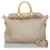 Prada Lino Corda Frame Tote Bag Brown Cloth  ref.1310722