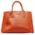 Prada Große Galleria-Tasche aus Saffiano-Leder Orange Kalbähnliches Kalb  ref.1310735