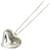 Tiffany & Co Silberne Herz-Anhänger-Halskette Geld  ref.1310749