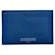 Balenciaga Logo Leather Card Case Blue Pony-style calfskin  ref.1310759