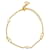 Dior Bracelet chaîne à perles et logo Doré  ref.1310779
