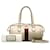Gucci Ophidia Boston-Tasche aus Leder Weiß Kalbähnliches Kalb  ref.1310819