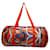Duffle Hermès Borsone Cavalcadour Airsilk 44 Boston Bag Arancione Seta  ref.1310835