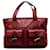 Burberry Haymarket Check Horn Toggle lined Pocket Bag Red Pony-style calfskin  ref.1310857