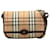 Burberry Haymarket Check Canvas Shoulder Bag Brown Cloth  ref.1310860