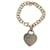 Tiffany & Co Zurück zu Tiffany Herzanhänger-Armband Silber Geld  ref.1310868