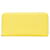 Bulgari Leather zip around wallet Yellow Pony-style calfskin  ref.1310879