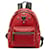 MCM Visetos Odeon Stark Backpack Red  ref.1310881