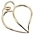 Tiffany & Co 18K Apple Heart Leaf Pendant Silvery  ref.1310922