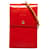 Louis Vuitton Monogram Vernis Walker Pochette Red Pony-style calfskin  ref.1310985