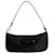 Prada Bolso Baguette Tessuto Con Logo Negro Nylon  ref.1311017