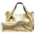 Stella Mc Cartney Schultertasche aus Metallic-Leder Golden Kalbähnliches Kalb  ref.1311022