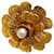 Chanel Camellia Clip On Earring Golden  ref.1311077