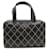 Chanel Quilted Wild Stitch Boston Bag Black Leather  ref.1311086