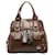 Chloé Quilted Patent Leather Bay Bag Brown  ref.1311098
