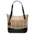 Burberry Haymarket Check Canvas Tote Bag Brown Cloth  ref.1311202